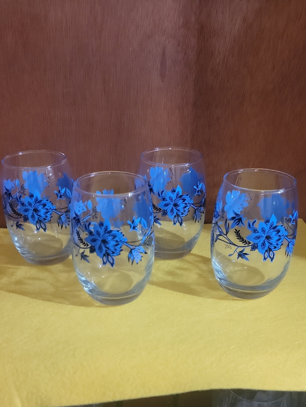 Royal Norfolk Blue Floral Glasses